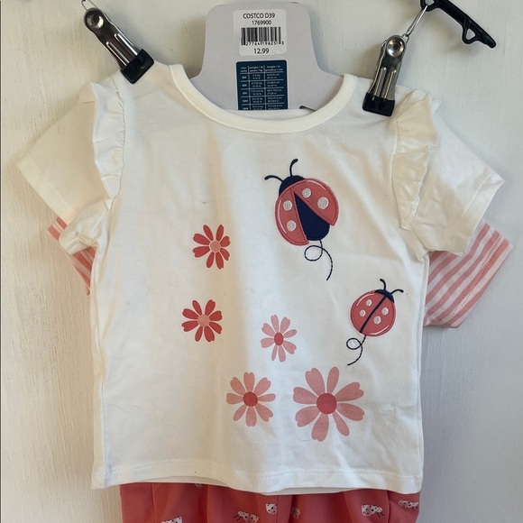 Pekkle Pink Kids Matching Set size 18 months - Picture 5 of 5